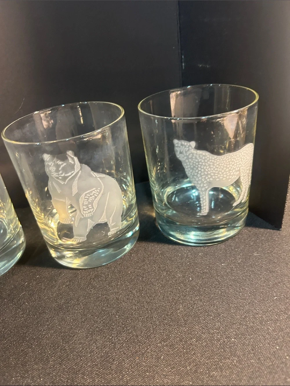 Georg Jensen Etched Wildlife Glass Tumblers - Clear (Set of 4)